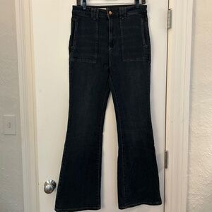 Dark Pilcro Size 30 Jeans Flare Leg Excellent